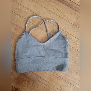 Glyder, Pinstripe Sports Bra (Black/White), Size‎ XS